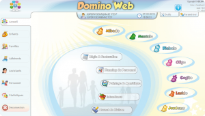 Écran d'accueil Domino