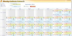 Écran de pointage en ligne des assistantes maternelles