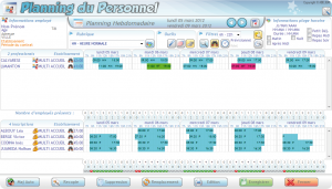 Planning hebdomadaire