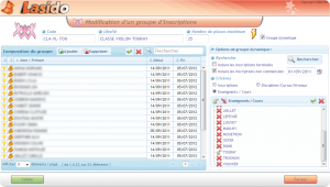 Fiche d'un groupe